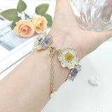 IWATCH8 1 TRANSPARENT DAISY DRIED FLOWER STRAP_CWWW0058