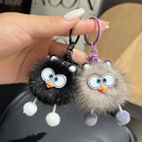 CUTE LITTLE YELLOW DUCK CAR KEYCHAIN BAG PENDANT_CWMM2550