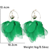 BOLD SOLID FABRIC HOOP EARRINGS ORIGINAL HANDMADE_CWMM6278
