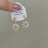 2024 PERSONALIZED ZIRCON SUN RING STUD EARRINGS_CWAJE1332
