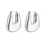 Women Luxury Hypoallergenic Thick Ring Earrings