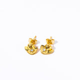 Womens Cowboy Boots Hat Horseshoe Stud Earrings_Cwaje5075