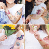 Waterproof Kids Cute Watercolor Butterfly Tattoos_Cwmm8255