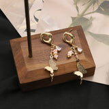 NEW SILVER NEEDLE PEARL EARRINGS FOR WOMEN_CWAJE3800