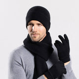 Winter Warm Outdoor Hat Gloves Scarf Set_Cwasc1126
