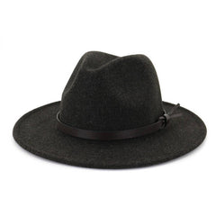 AUTUMN AND WINTER CLASSIC FLAT BRIM JAZZ HAT_CWAH1777