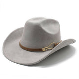 BELT BUCKLE WESTERN COWBOY HAT ADJUSTABLE BRIM_CWAH2532