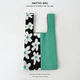 Flower Series Versatile Knitted Bag