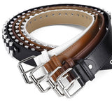 BULLET HEAD OBI PUNK STYLE LADIES PERSONALITY BELT_CWMM0763