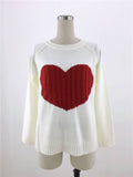 Valentines Day Pullover Crew-Neck Love Sweater