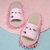 Washable Mop Slippers Mop Shoes Dusting Slippers