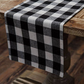PLAID PATTERNED KITCHEN TABLE RUNNER_CWMM0031