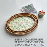 RATTAN SHELL ROUND PLATE THREE PIECE SET_CWMM4496