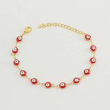 Cwaje1958_Fashion Titanium Steel Round Eye Bracelet