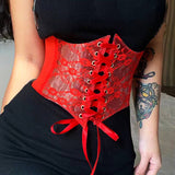 Transparent Lace Elastic Belt Girdle Belt_Cwabe0271