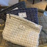 Plaid Makeup Baglarge Travel Canvas Hand Washpouch_Cuab00730
