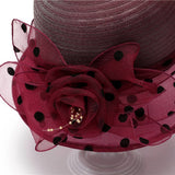 FLOWER HAT ELEGANT SUN PROTECTION HAT_CWAH1449