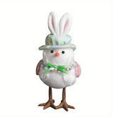 EASTER COUPLE LIGHTED YELLOW HOODED BIRD ORNAMENTS_CWMM3486