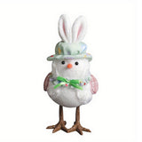 EASTER COUPLE LIGHTED YELLOW HOODED BIRD ORNAMENTS_CWMM3486