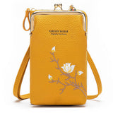 EMBROIDERED MINI CELL PHONE CROSSBODY BAG WALLET_CWAB1634