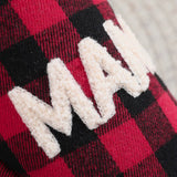 PLAID CHRISTMAS COTTON SLIPPERS WINTER WARM_CWSHF00226