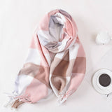 Plaid Winter Scarf Cute Unisex Wrap_Cwasc0400