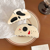 Halloween Ghost Face Hair Clip Creative Bun Claw