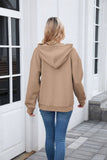 Solid-Color Hooded Loose Long-Sleeved Sweatshirt_Cwohol568