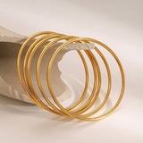 MINIMALIST PLAIN OPEN CUFF IN TITANIUM STEEL_CWAJE4868