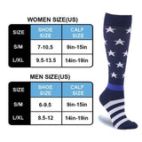 Women'S Sports Long Elastic Compression Socks_Cwms1881
