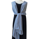 Women Solid Color Evening Shawl_Cwasc1071
