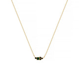 CLASSIC SIMPLE COLORFUL BIRTHSTONE NECKLACE_CWMM5669