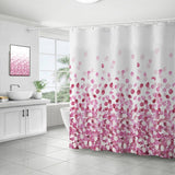 PETAL WATERPROOF AND MOISTURE PROOF SHOWER CURTAIN_CWMM1789