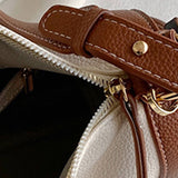 Women Contrast Armpit Shoulder Bag_Cwab1587