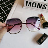 Women Retro Rimless Crystal Sunglasses_Cwasg0231