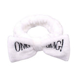 ALPHABET BOW FACE WASH HEADBAND_CWMM0726