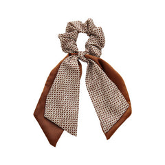 Women Floral Large Intestine Hair Tie_Cwaha0840
