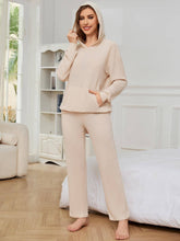 Waffle Two-Piece Long Sleeved Pants