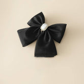 PEARL STYLE FASHIONABLE COMMUTING BOW HAIRPIN_CWAHA1810