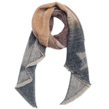 DIAMOND PATTERN SCARF CHUNKY LOOP YARN WINTER WRAP_CWASC0123