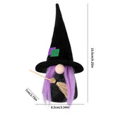 CUTE FACELESS BAT GNOME HALLOWEEN FIGURINE_CWMM9893