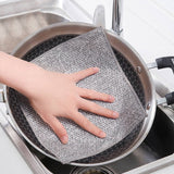 Cwmm8408_Non-Stick Silver Stainless Steel Dishwashing Cloth