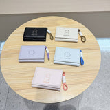 Cute Bear Print Wallet With Strap For Students_Cwab06241