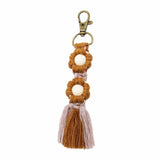 HAND WOVEN FLOWER KEYCHAIN_CWMM1563