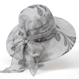 BOW MESH SUN PROTECTION UV BUCKET HAT_CWAH1460