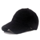 Winter Plush Baseball Cap Unisex Warm Street Style_Cwah1007