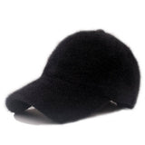 Winter Plush Baseball Cap Unisex Warm Street Style_Cwah1007