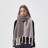 HANDCRAFTED TASSEL DOUBLE SIDED SCARF FOR WINTER_CWASC2366