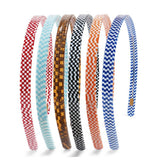 Vintage Acetate Houndstooth Headband Hairpin