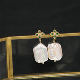 NEW NATURAL FRESHWATER PEARL EARRINGS FOR WOMEN_CWAJE3811